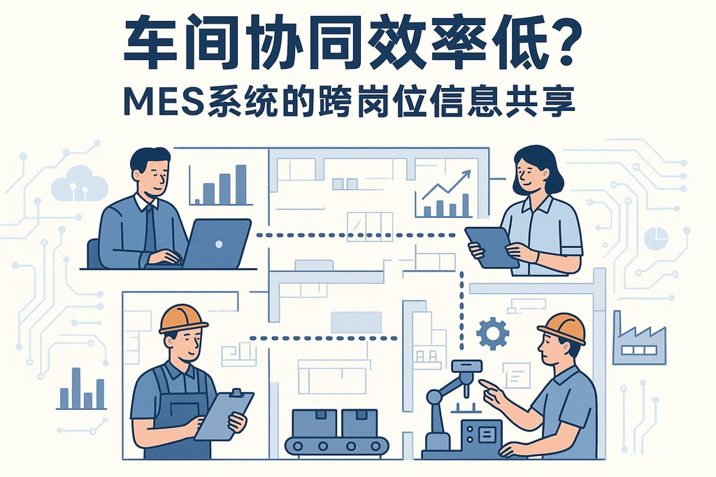  车间协同效率低？MES系统的跨岗位信息共享